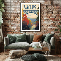 Cuyahoga Valley National Park Travel Poster