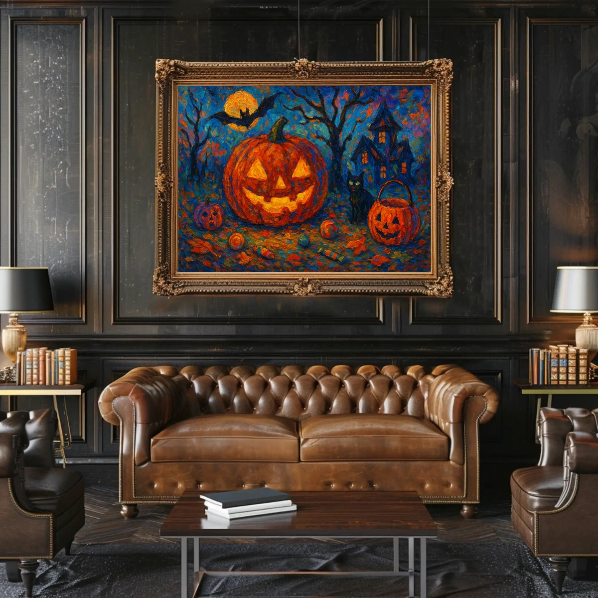 Halloween Night Fantasy Gothic Poster