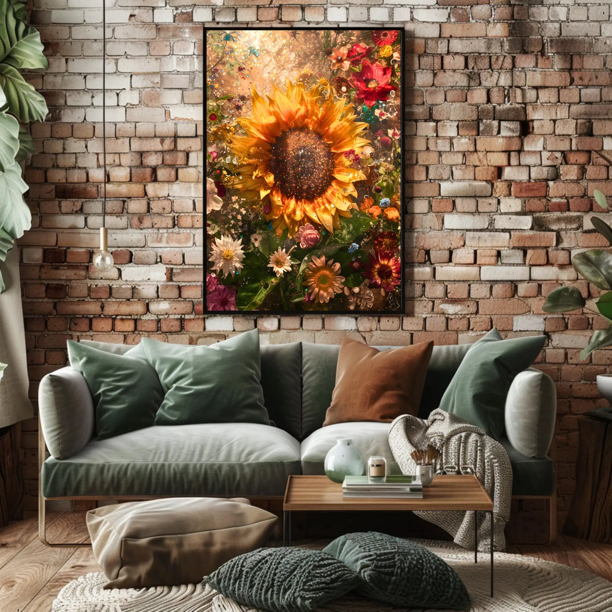 Sunlit Symphony William Morris Art Poster