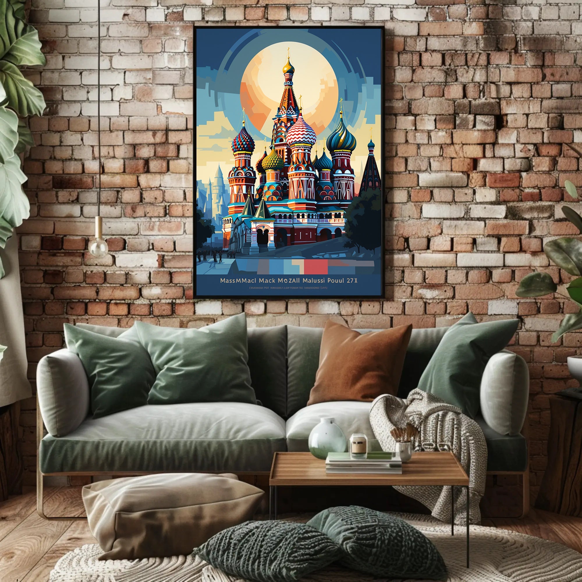 Vibrant Domes Of St. BasilS Cathedral Poster