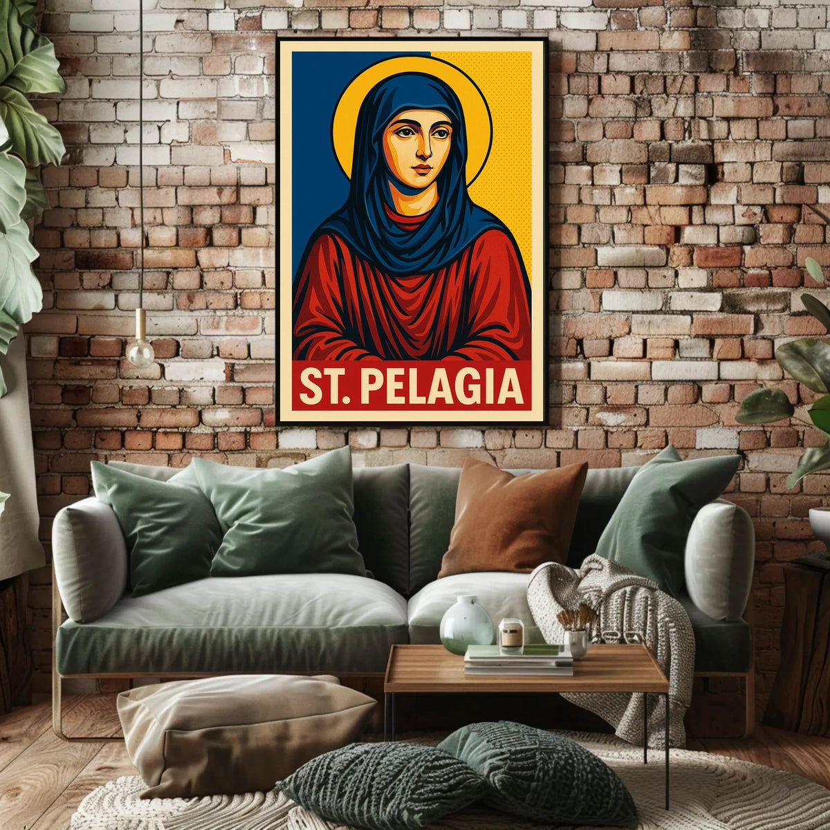St. Pelagia Poster