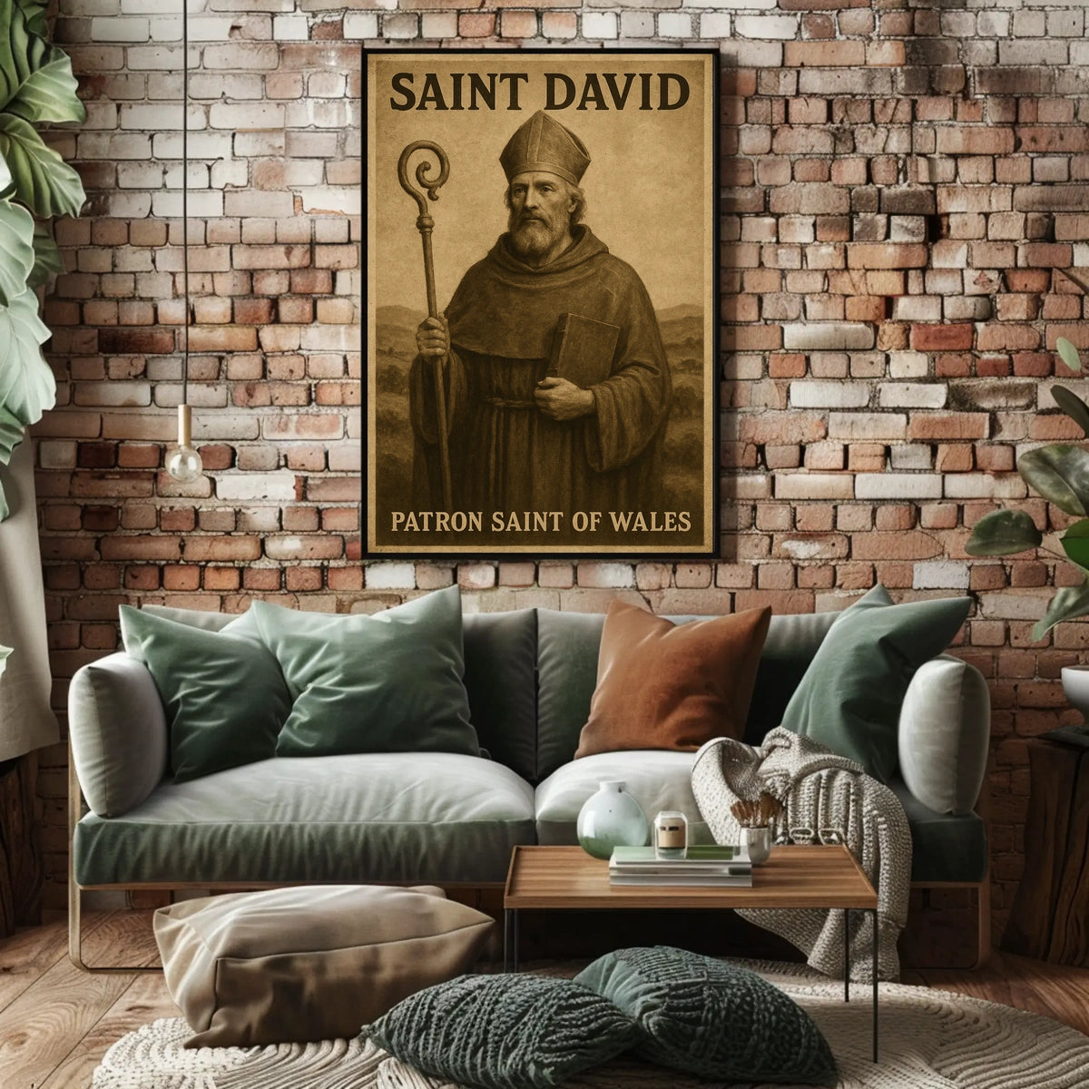 Saint David Patron Saint Of Wales Poster