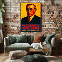 Woodrow Wilson Presidential Term Poster