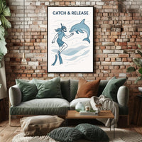 Catch & Release Poster PosterGoat