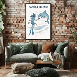 Catch & Release Poster PosterGoat