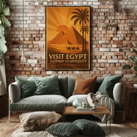 Visit Egypt Gateway to Antiquity Poster