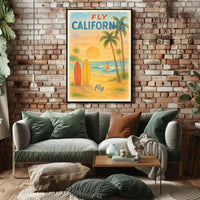 Fly California Poster