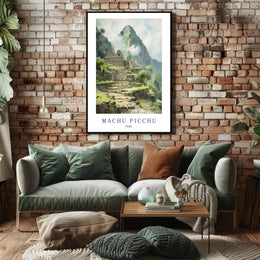Machu Picchu Journey: Serene Beauty Travel Poster PosterGoat