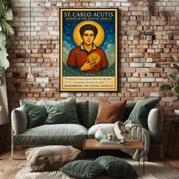 St. Carlo Acutis Patron of the Digital World Poster