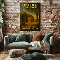 Abraham Lincoln Boyhood Home Poster