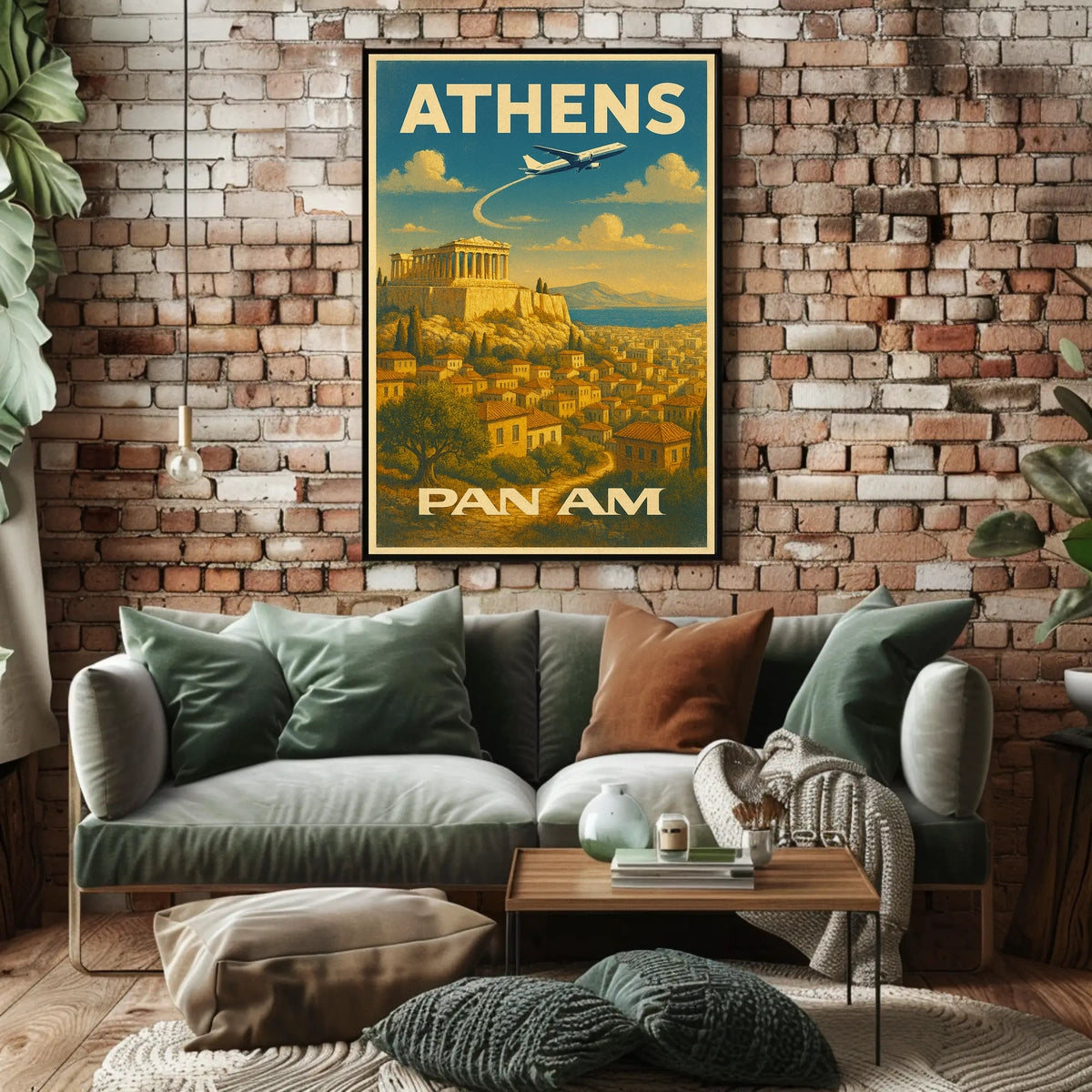 Athens Travel Poster