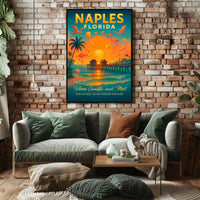 Naples, Florida Where Sunsets and Meet Poster