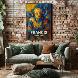 Francis A Colorful Tribute Poster