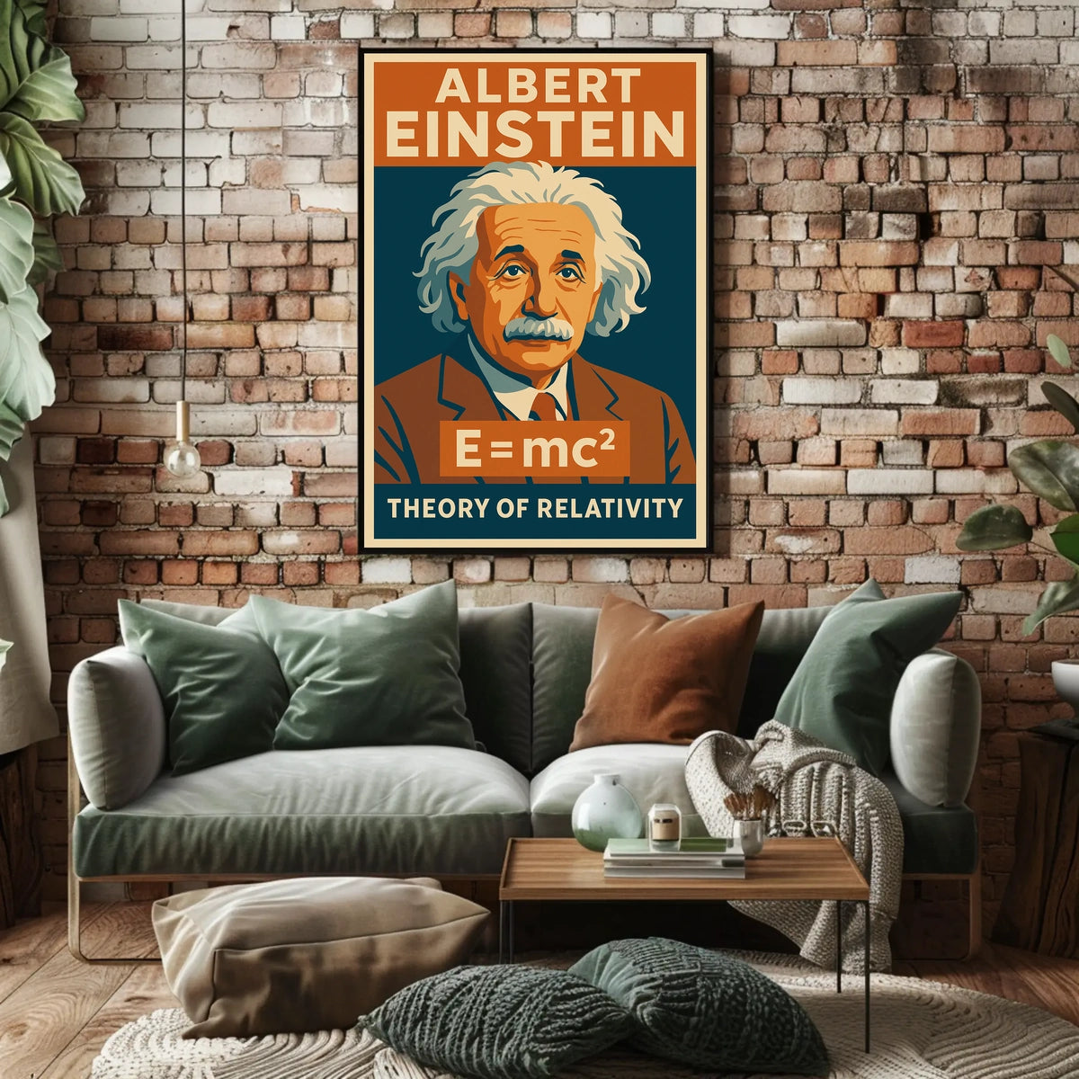 Albert Einstein Theory Of Relativity Poster