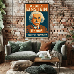 Albert Einstein Theory Of Relativity Poster