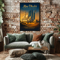 Abu Dhabi: Harmony of Tradition and Progress Travel Poster