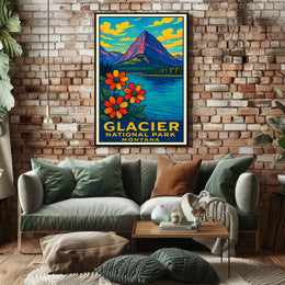 Glacier National Park Poster