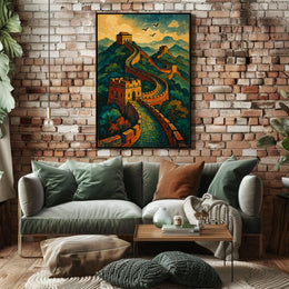 The Great Wall of China A Timeless Wonder Poster