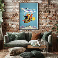 Adventure in the Bavarian Alps Poster PosterGoat