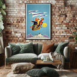 Adventure in the Bavarian Alps Poster PosterGoat