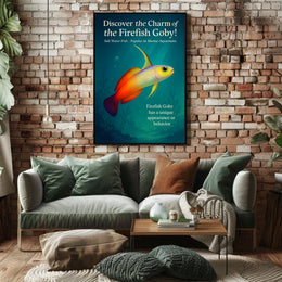 Discover The Charm Of The Firefish Goby Poster