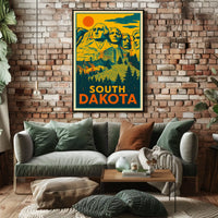 Mount Rushmore In South Dakota Poster