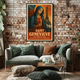 Saint Genevieve Patroness Of Paris Poster