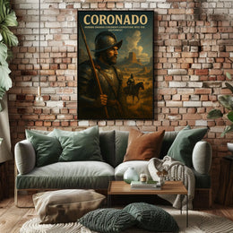 Coronado Honoring The Spanish Explorer Poster