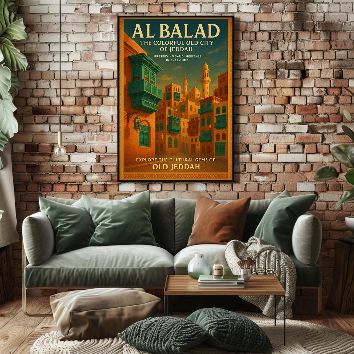 Al Balad The Colorful Old City Of Poster