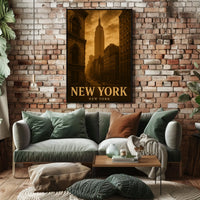 New York Cityscape Poster