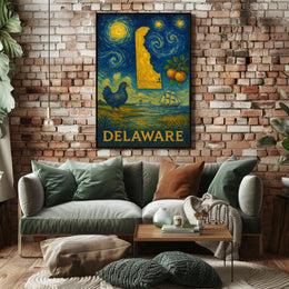 Delaware A Starry Tribute Poster