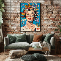 Butterfly Reverie Colorful Surreal Wall Art Print