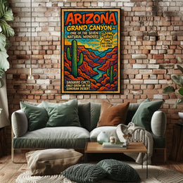 Grand Canyon Natural Wonders Travel Poster