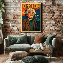Einstein Theoretical Physicist Poster
