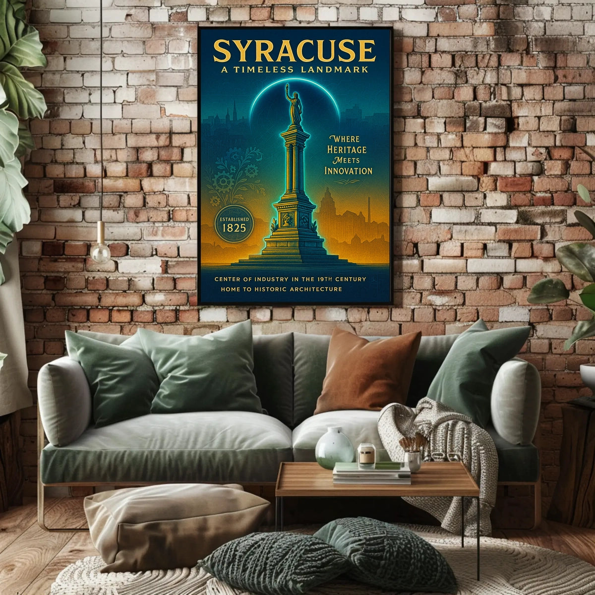 Syracuse A Timeless Landmark Poster