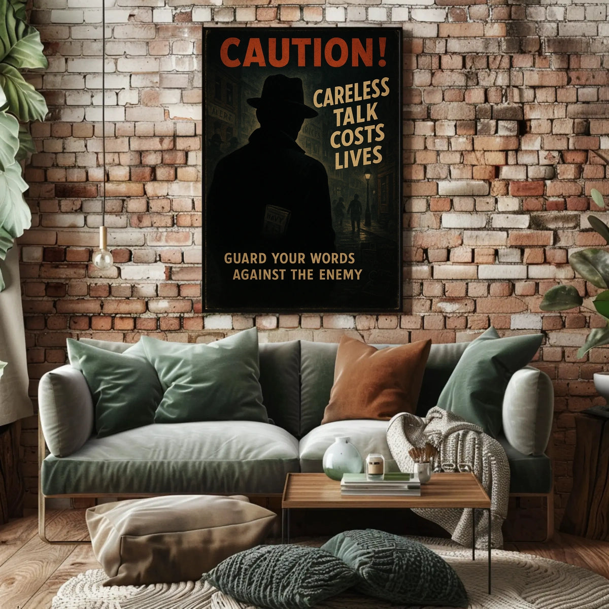 Caution Careless Talk Costs Lives Poster