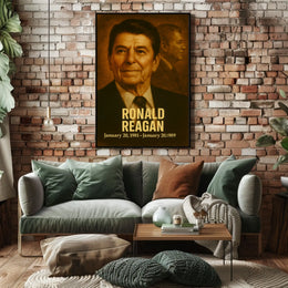 Ronald Reagan Presidential Term Poster