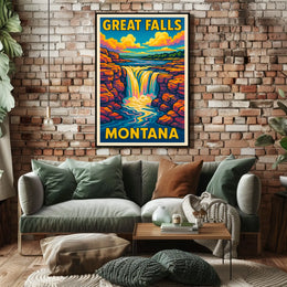 Great Falls, Montana Poster