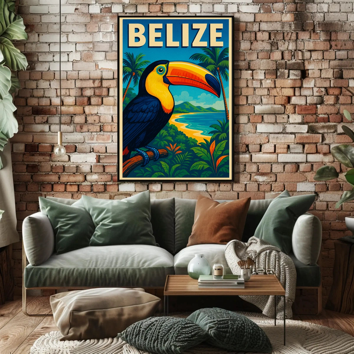 Belize Tropical Paradise Poster
