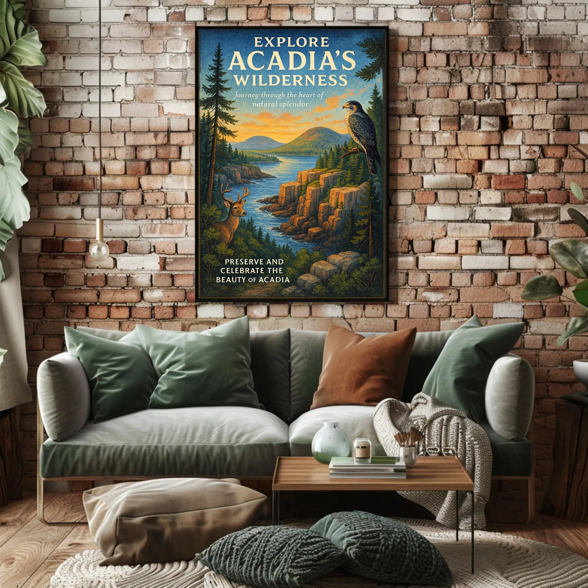 Explore Acadia's Wilderness Poster PosterGoat