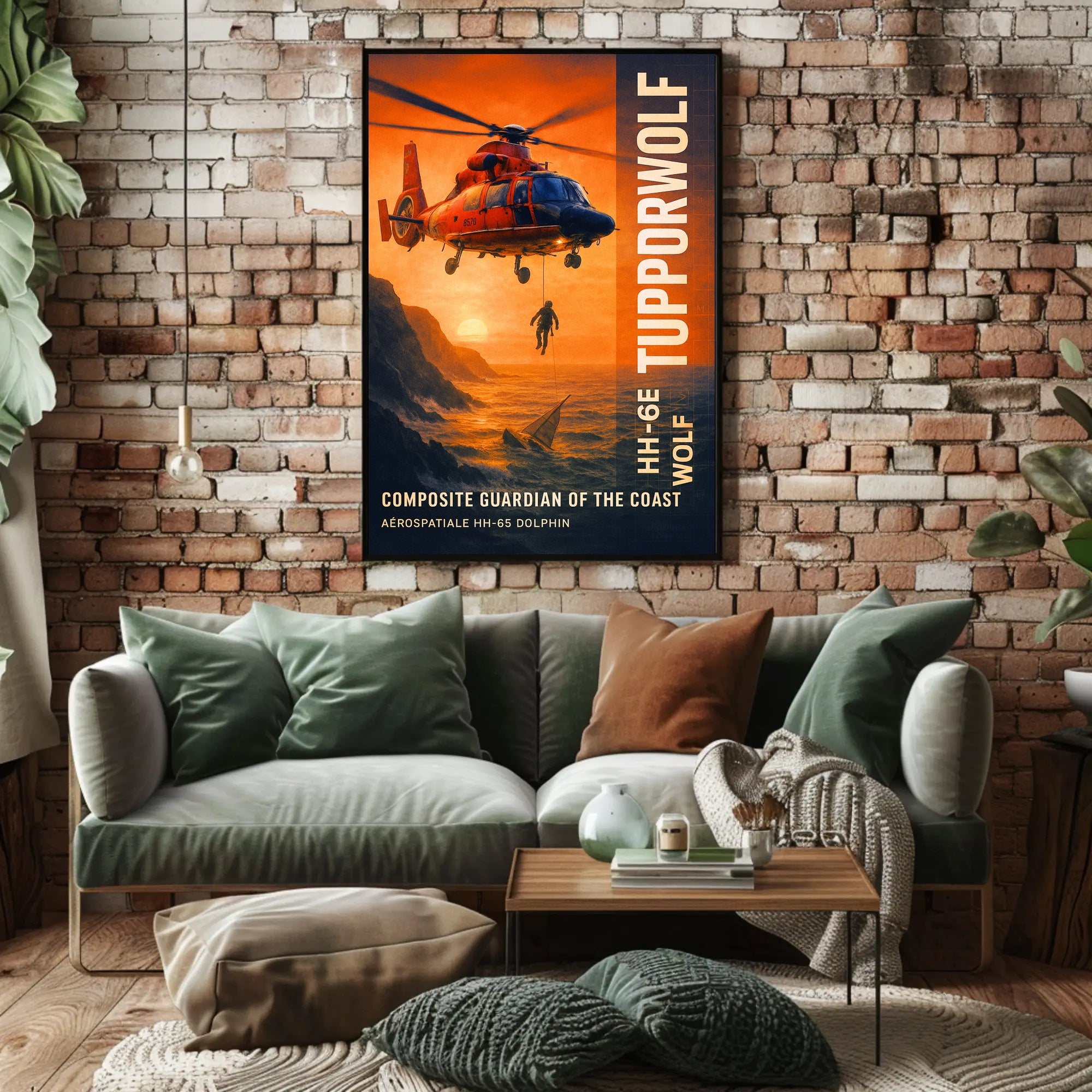 Tupporwolf Guardian of the Coast Poster PosterGoat