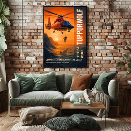 Tupporwolf Guardian of the Coast Poster PosterGoat