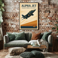 Alpha Jet Frances Pride in the Skies Poster