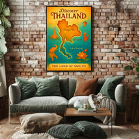 Thailand Travel Landmarks Culture Posters Poster
