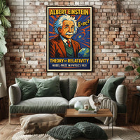 Albert Einstein Theory Of Relativity Poster