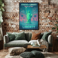 Beacon of Hope: Retro-Futuristic Sci-Fi Poster
