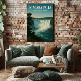 Niagara Falls Experience the Wonder Poster