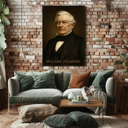 Millard Fillmore Presidential Portrait Poster