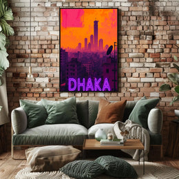 Dhaka Skyline Poster