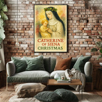 Catherine of Siena Religious Heritage Artistic Poster